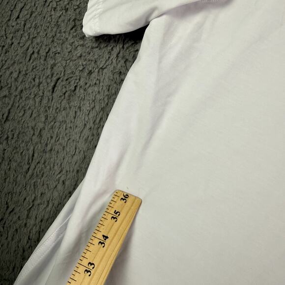 Huk Kona Shirt Mens 3XL White Fishing Performance Stretch Button Down Solid - Picture 3 of 9